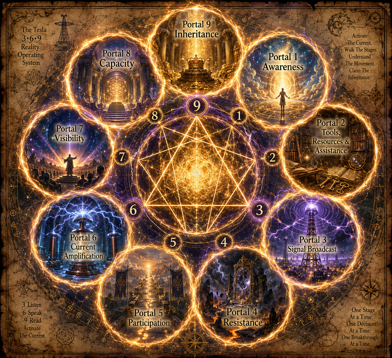The Master Magical Key Map